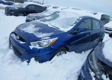 2016 Hyundai Accent Se z USA, uszkodzony, nr VIN KMHCT5AE0GU273952